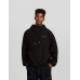 Ветровка Bershka Lightweight Hooded, черный Ветровка Bershka Lightweight Hooded, черный