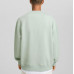 Свитшот Bershka Crew Neck, зеленый