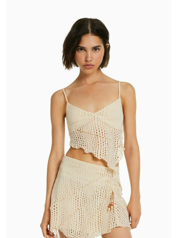 Топ Bershka, белый