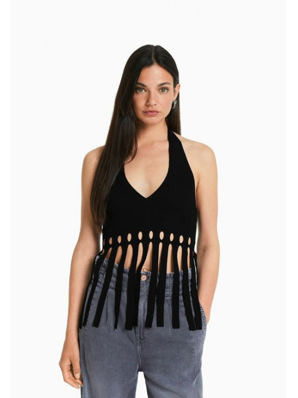 Топ Bershka, черный