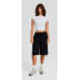 Шорты бермуды Bershka Skater, черный