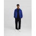 Ветровка Bershka Lightweight Hooded, синий