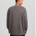 Свитшот Bershka Crew Neck, серый