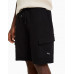 Шорты Bershka Cargo Bermuda Joggers, черный Шорты Bershka Cargo Bermuda Joggers, черный
