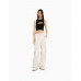 Топ Bershka Bizarrap Sleeveless Rhinestone, черный