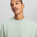 Свитшот Bershka Crew Neck, зеленый