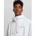 Ветровка Bershka Lightweight Hooded, белый