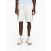 Шорты Bershka Cargo Bermuda Joggers, белый Шорты Bershka Cargo Bermuda Joggers, белый