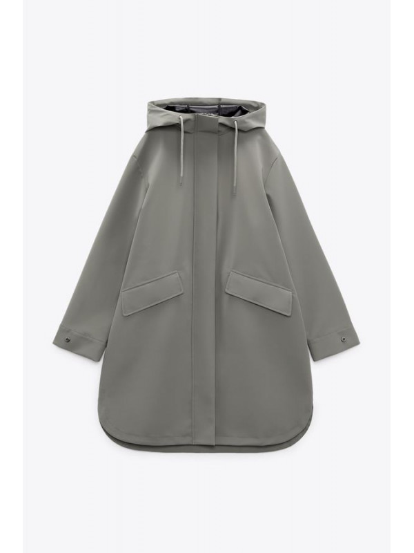 Парка Zara Water And Wind Protection Rubberised, хаки