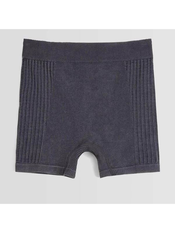 Шорты Bershka Faded Seamless Cycling, серый Шорты Bershka Faded Seamless Cycling, серый