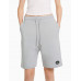 Шорты Bershka Bizarrap Plush Bermuda With Detail, серый Шорты Bershka Bizarrap Plush Bermuda With Detail, серый