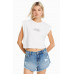 Шорты Bershka Vintage Denim With Rips, синий