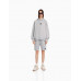 Шорты Bershka Bizarrap Plush Bermuda With Detail, серый Шорты Bershka Bizarrap Plush Bermuda With Detail, серый