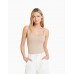 Боди Bershka Tank, песочный