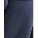 Брюки Bershka Faded Wide-leg Plush, темно-серый
