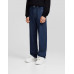 Джинсы Bershka Straight Fit ’90s, темно-синий