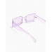 Солнцезащитные очки Bershka Transparent, фиолетовый