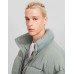 Куртка Bershka Puffer, светло-бирюзовый