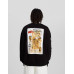 Свитшот Bershka Jean-Michel Basquiat Print, черный