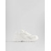 Кроссовки Bershka Men’s Contrast Mesh Trainers With Metallic Details, белый