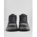 Кроссовки Bershka Men’s High Top Trainers With Layered Pieces, серый