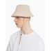 Панама Bershka Nylon Bucket With Straps, бежевый