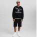 Свитшот Bershka Muhammad Ali Print Round Neck, черный