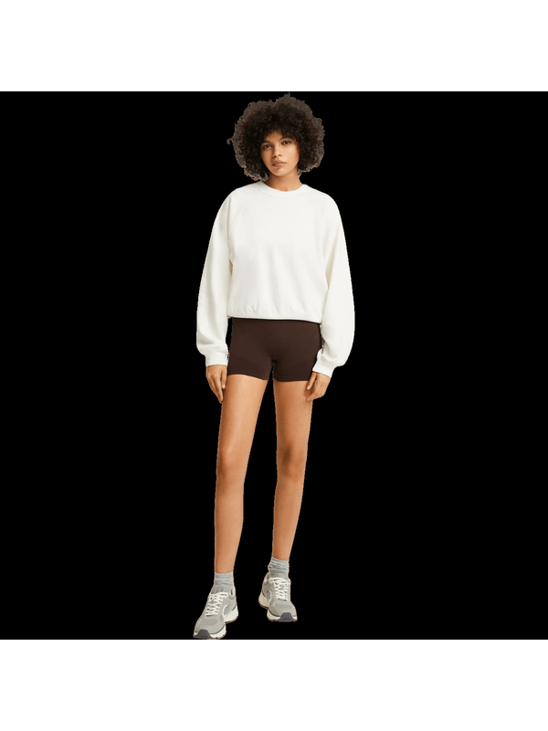 Шорты Bershka Seamless Push Up Cycling, коричневый