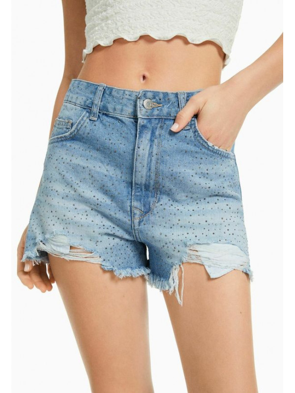 Джинсовые шорты Bershka