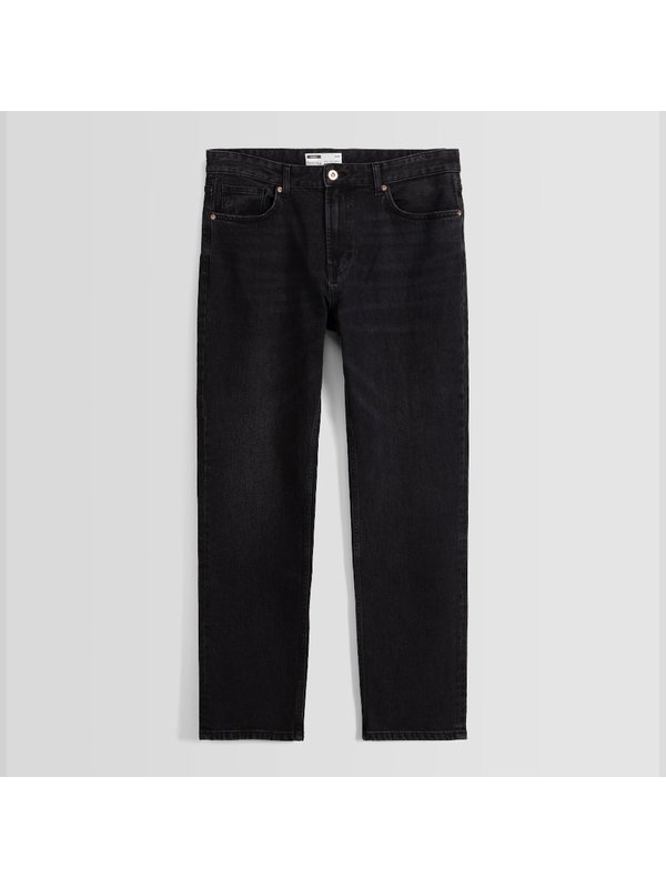 Джинсы Bershka Slim Fit, черный