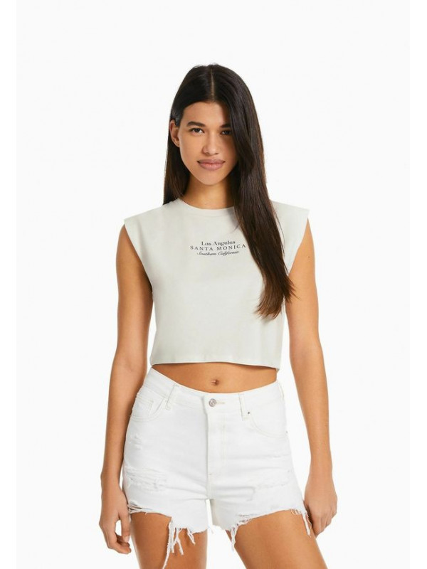 Топ Bershka, белый