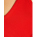 Топ Bershka Sleeveless Ribbed, красный