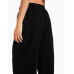 Кюлоты Bershka Rustic Cotton, черный