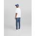 Джинсы Bershka Ripped Carrot Fit, синий