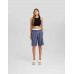 Шорты Bershka Tailored Striped Bermuda With Underwear, синий/белый