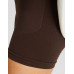 Шорты Bershka Seamless Push Up Cycling, коричневый