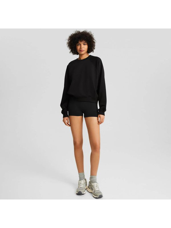 Шорты Bershka Seamless Push Up Cycling, черный