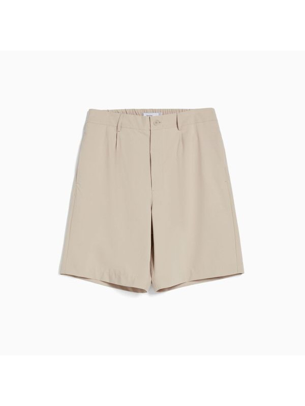 Шорты Bershka Tailored Bermuda, бежевый