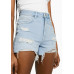 Джинсовые шорты Bershka, синий