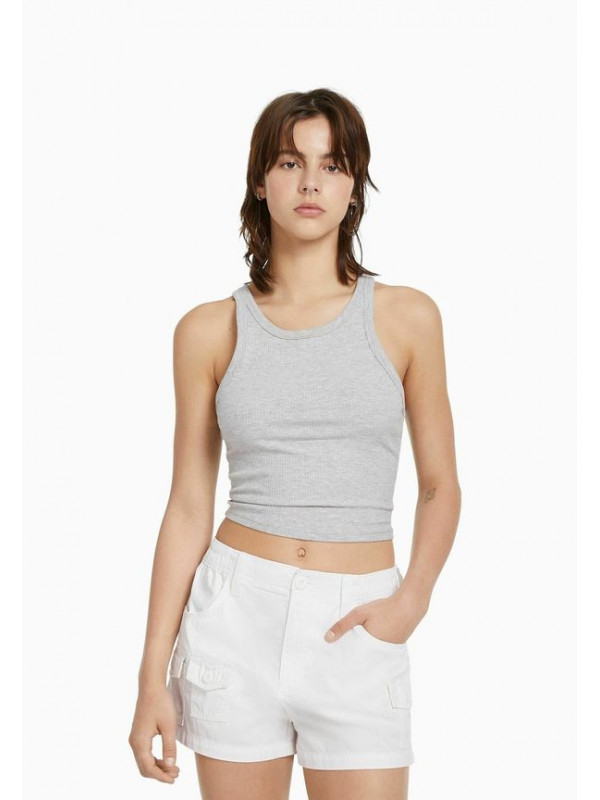 Шорты Bershka, белый