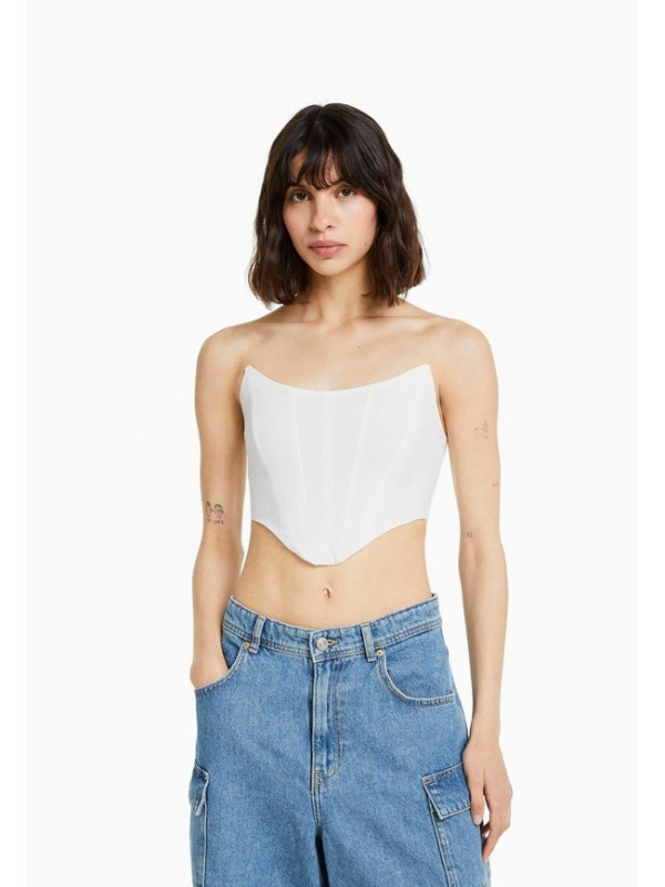 Топ Bershka, белый