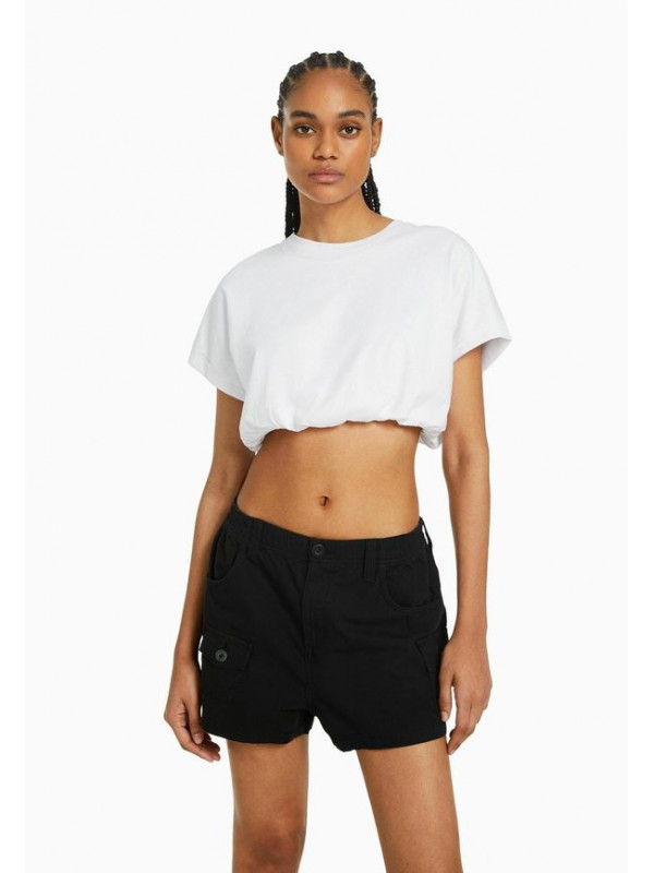 Шорты Bershka, черный