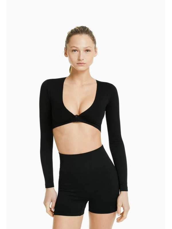 Шорты Bershka, черный