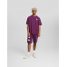 Шорты Bershka Plush Patch Bermuda, фиолетовый Шорты Bershka Plush Patch Bermuda, фиолетовый