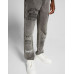 Джинсы Bershka Cotton With Paint Splatter Print, темно-серый