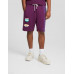 Шорты Bershka Plush Patch Bermuda, фиолетовый Шорты Bershka Plush Patch Bermuda, фиолетовый