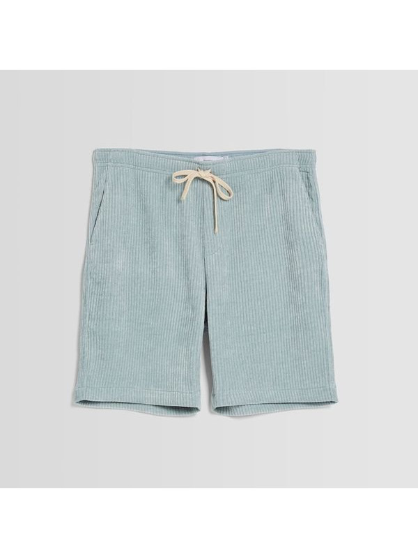 Шорты Bershka Chenille Bermuda, бирюзовый Шорты Bershka Chenille Bermuda, бирюзовый