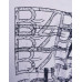 Футболка Bershka Bizarrap Print Boxy Fit, фиолетовый