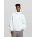 Ветровка Bershka Lightweight Hooded, белый