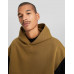 Жилет с капюшоном Bershka Plush Boxy Fit, хаки Жилет с капюшоном Bershka Plush Boxy Fit, хаки